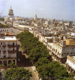 Paseo del Prado en la Habana